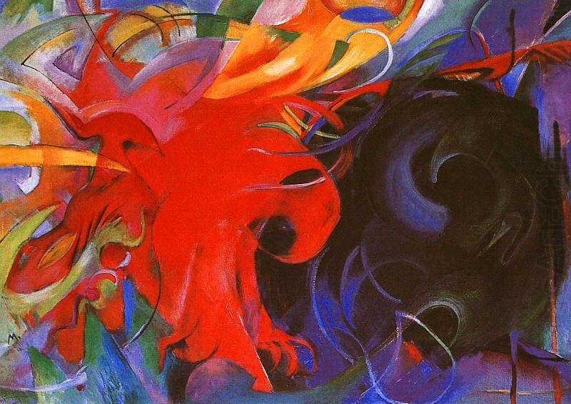 Franz Marc Fighting Forms china oil painting image